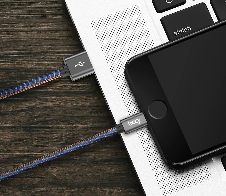 Dây cáp Lightning bọc da tiêu chuẩn MFI Bagi chính hãng cho Iphone – ảnh 3