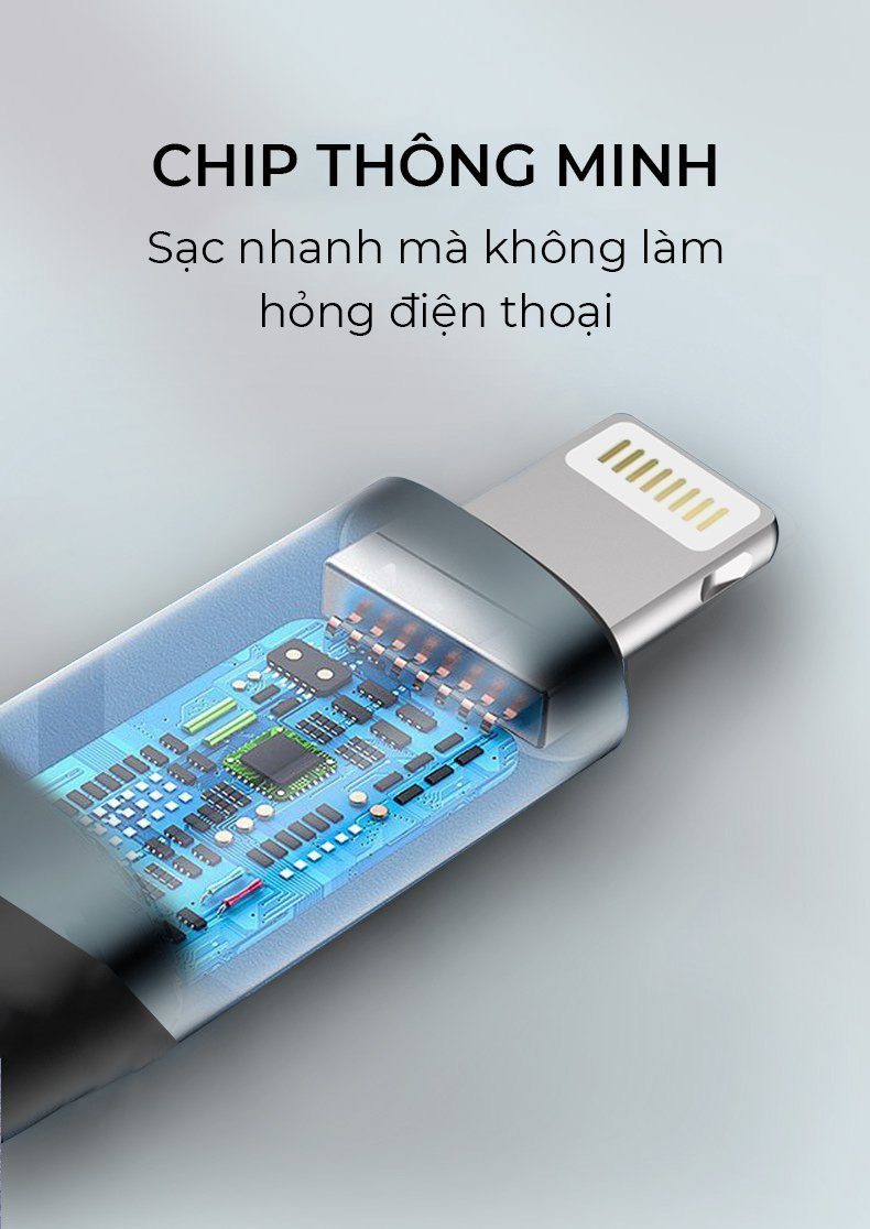 Cáp sạc nhanh Type C to Lightning dây dù Bagi PD 35W dài 1.2m PD-I120 - ảnh 3