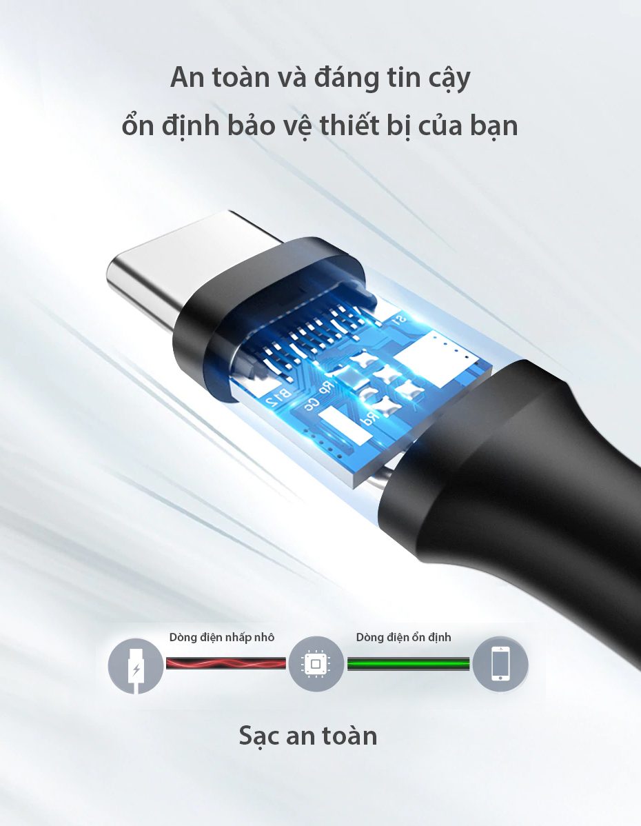 Cáp sạc type C to type C Bagi hàng chính hãng PD-C100 – ảnh 11