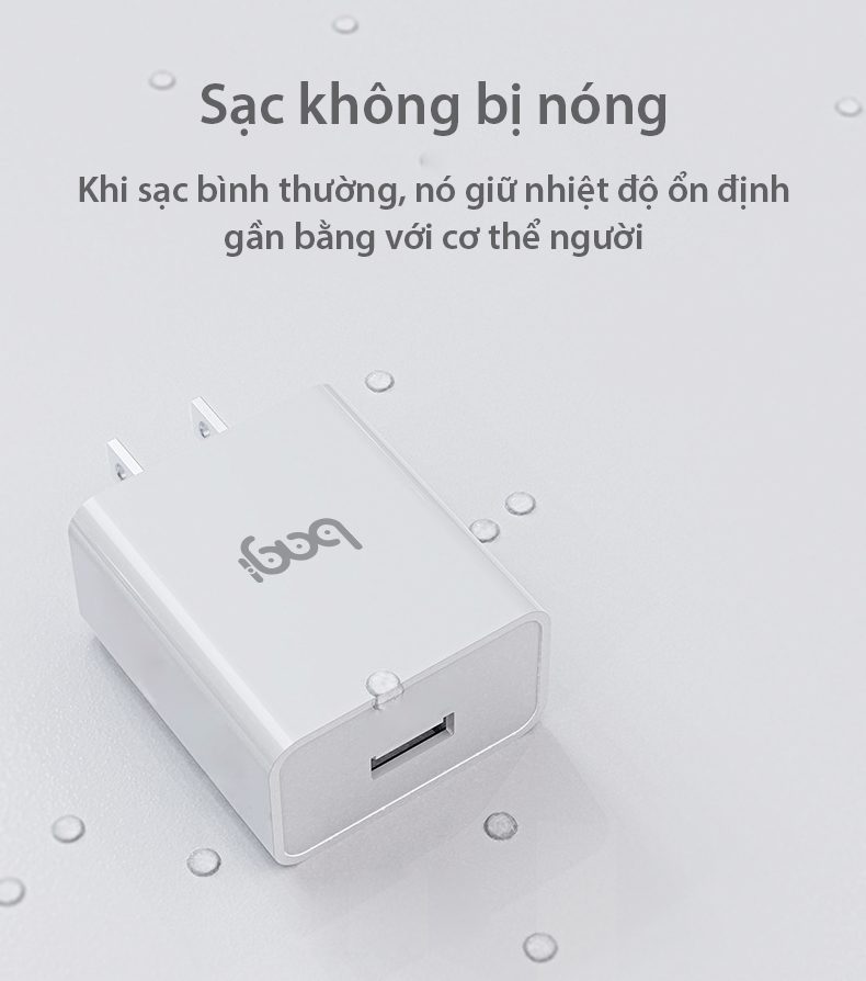 Củ sạc nhanh Bagi 5V-2A CE-M52n – ảnh 2