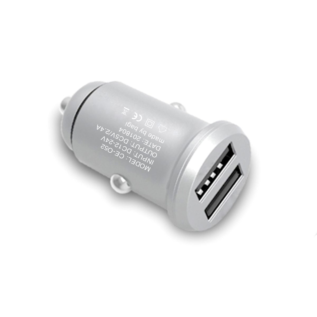 Củ sạc ô tô 2 ổ cắm USB QC3.0 Bagi chính hãng CC-O52n