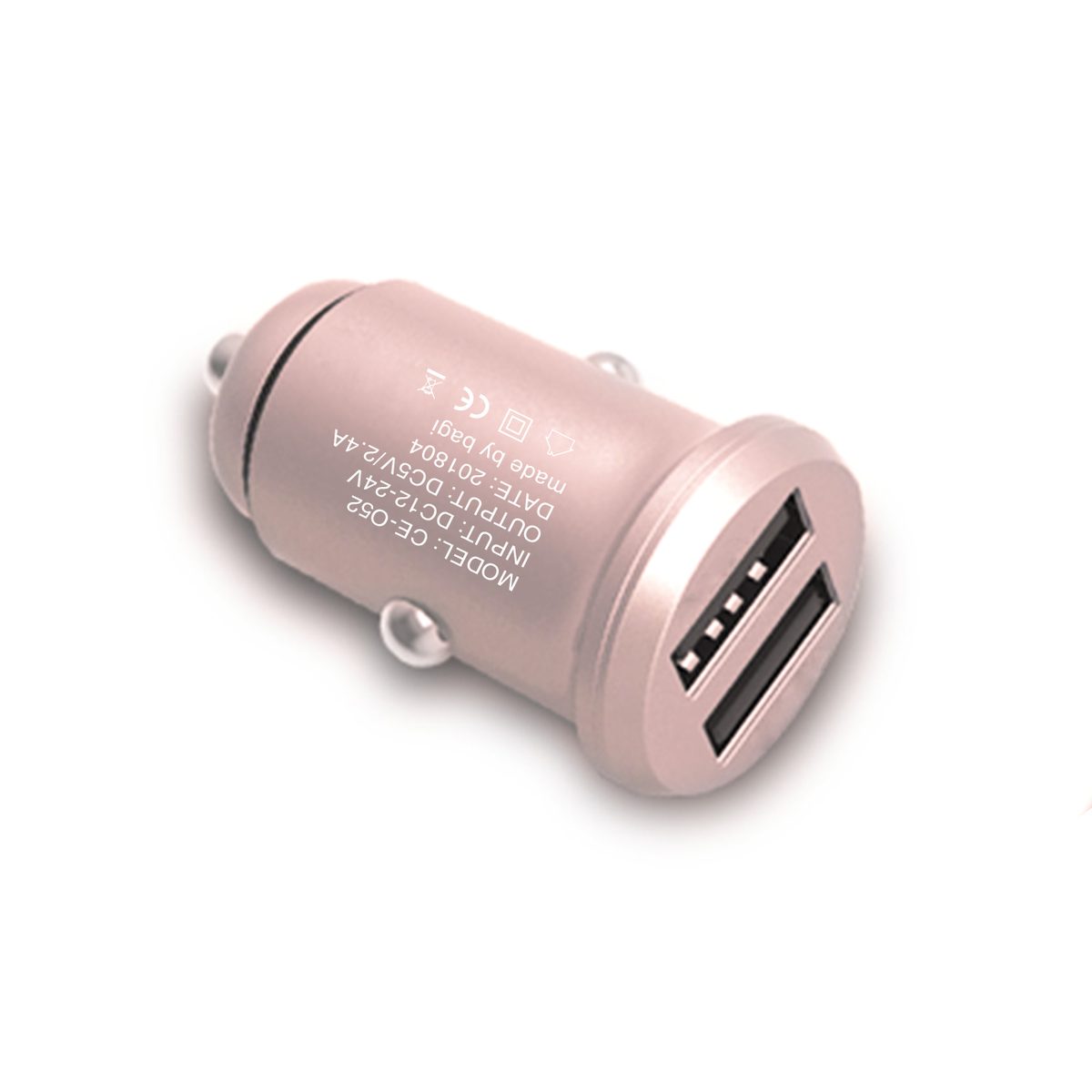 Củ sạc ô tô 2 ổ cắm USB Bagi chính hãng CC-O52n – ảnh 2