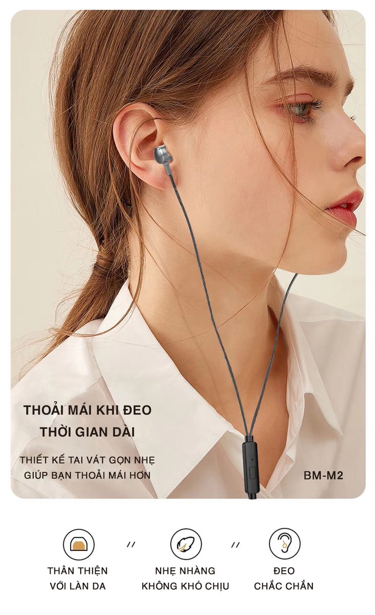 Tai nghe nhét tai Bagi tăng cường Bass BM-M2 - ảnh 6