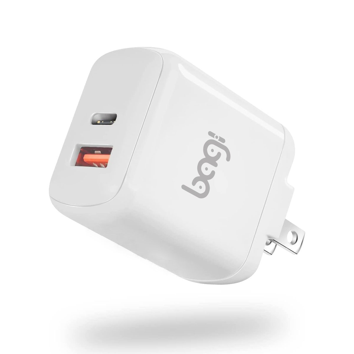 Củ sạc nhanh Bagi 30W 2 cổng USB Type-C PD30W - ảnh 2