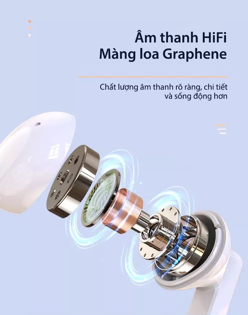 Tai nghe không dây Bluetooth 5.1 cao cấp Jazzwalker Xpods - ảnh 6