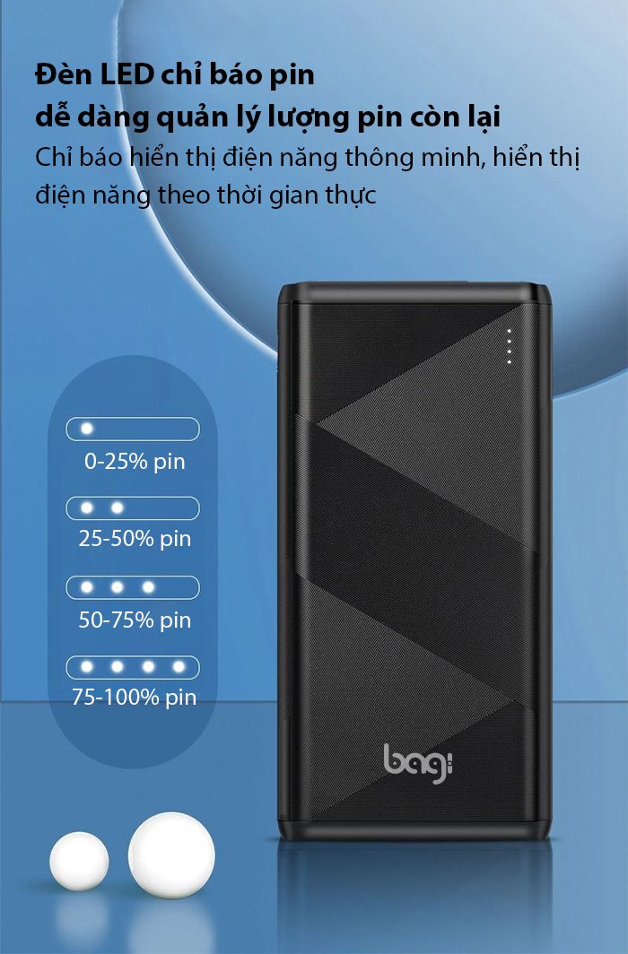 Pin dự phòng sạc nhanh 10.000mAh PB-P3 - ảnh 4