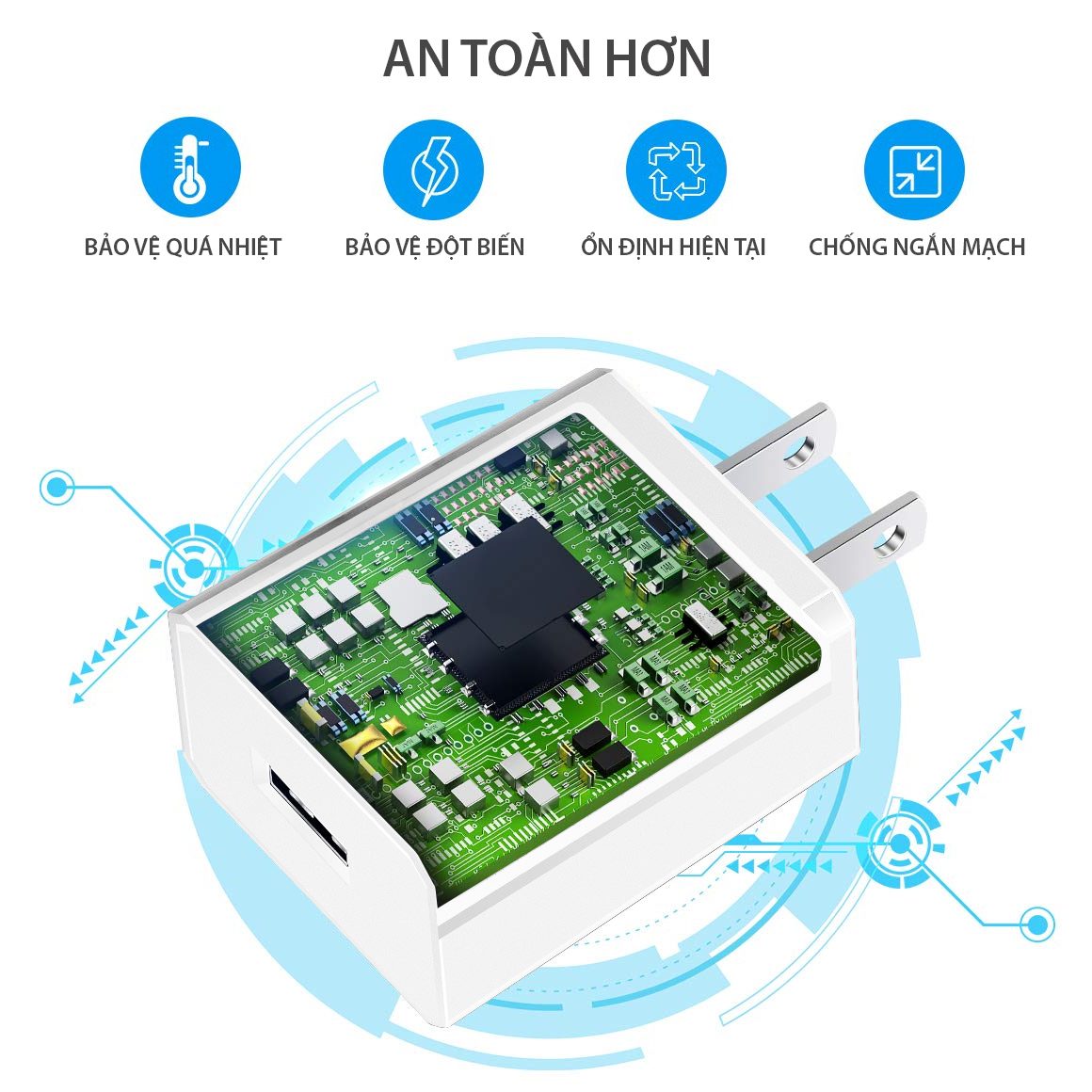 Combo củ sạc + cáp sạc Type C cơ bản CB-C52 Bagi - ảnh 5