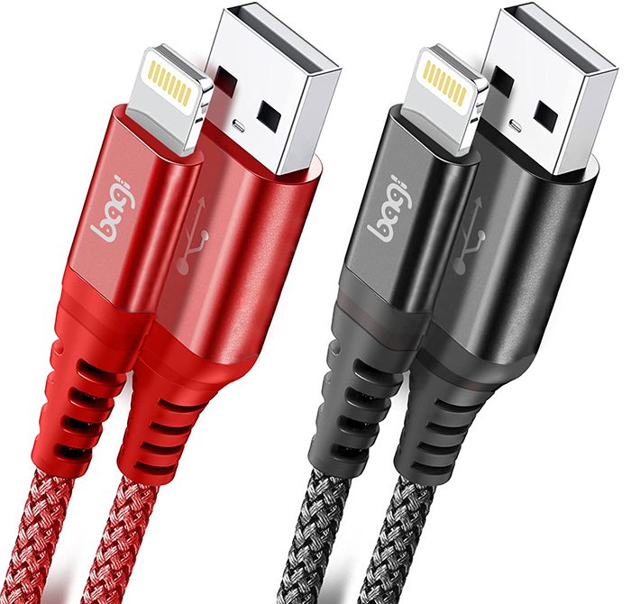Cáp dù sạc nhanh Lightning cho Iphone nhiều kích thước IH100-120-180