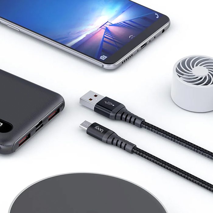 Cáp dù sạc nhanh Micro-Usb nhiều kích thước Bagi MH100-120-180 - ảnh 5