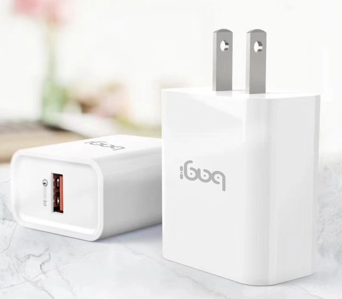Combo củ sạc nhanh Bagi + Cáp sạc Micro 1,2m CB-M30n Bagi – ảnh 4