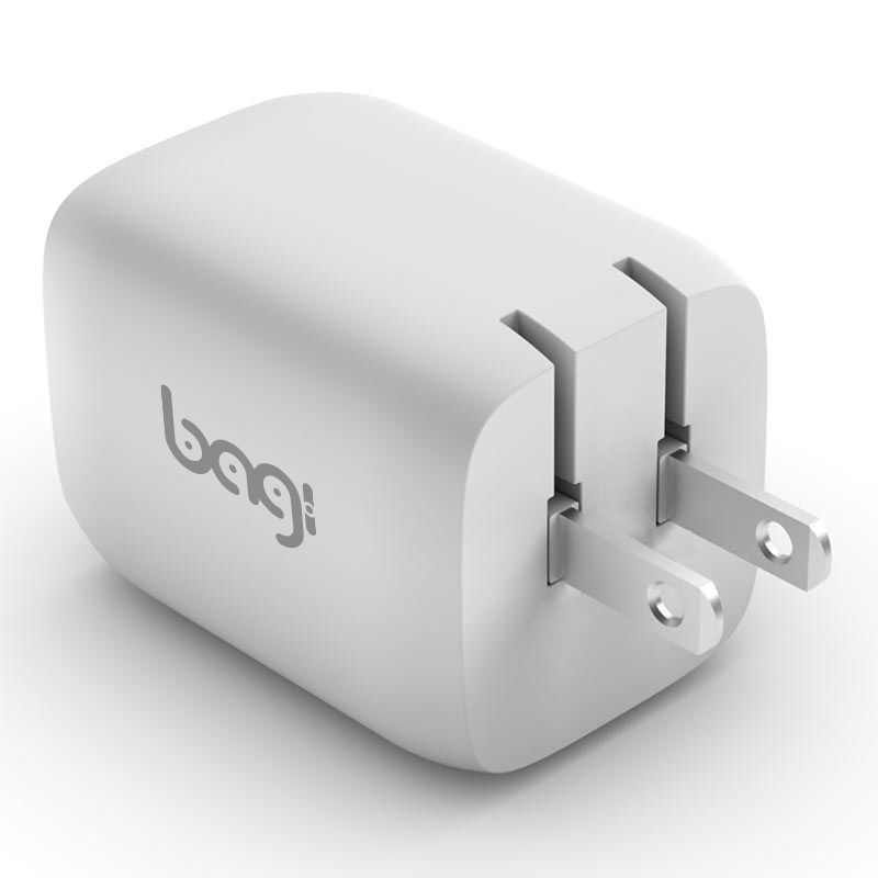 Củ sạc nhanh Bagi 65W 2 cổng Type-C PD65W – ảnh 5