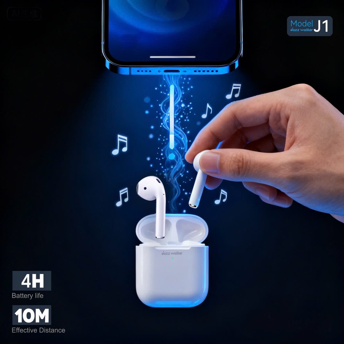 Tai Nghe Không Dây Bluetooth Jazzwalker J1 – Âm Thanh Tinh Tế, Trọn Vẹn Mọi Khoảnh Khắc - ảnh 3