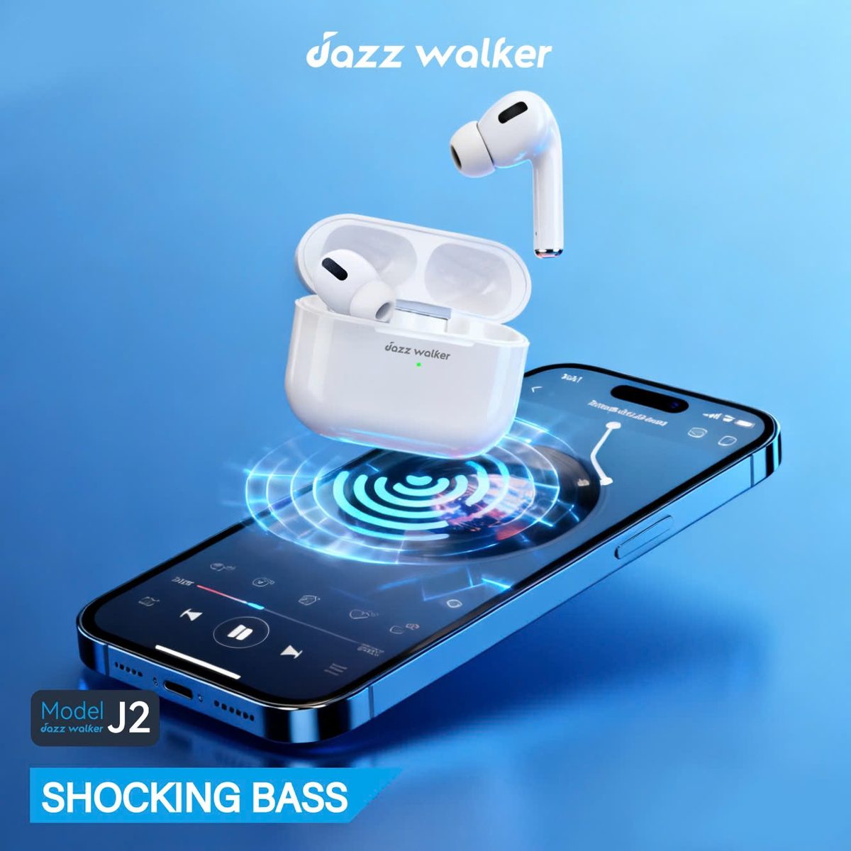 Tai Nghe Không Dây Bluetooth Jazzwalker J2 – Đỉnh Cao Âm Thanh & Công Nghệ Lọc Ồn - ảnh 4