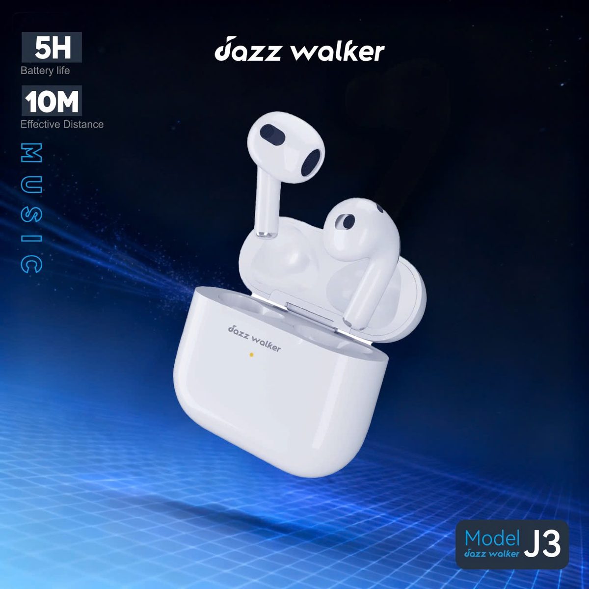 Tai Nghe Không Dây Bluetooth Jazzwalker J3 - Âm Thanh Studio, Thiết Kế Thời Trang - ảnh 5