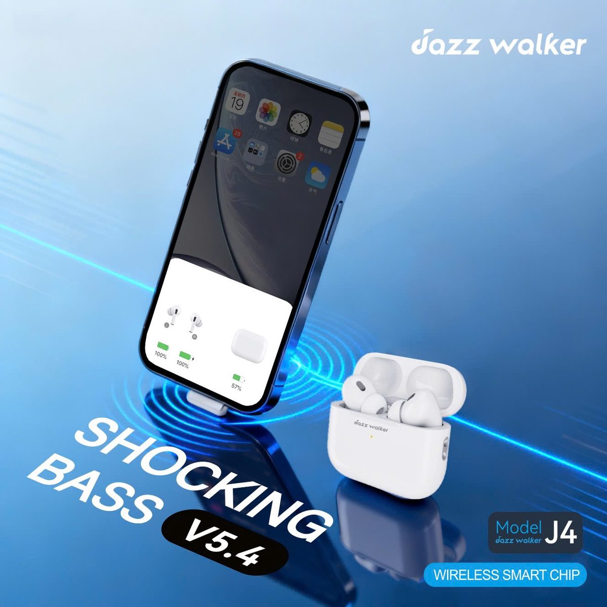 Tai Nghe Không Dây Bluetooth Jazzwalker J4 – Âm Thanh Sống Động,  Công nghệ Đỉnh Cao - ảnh 2