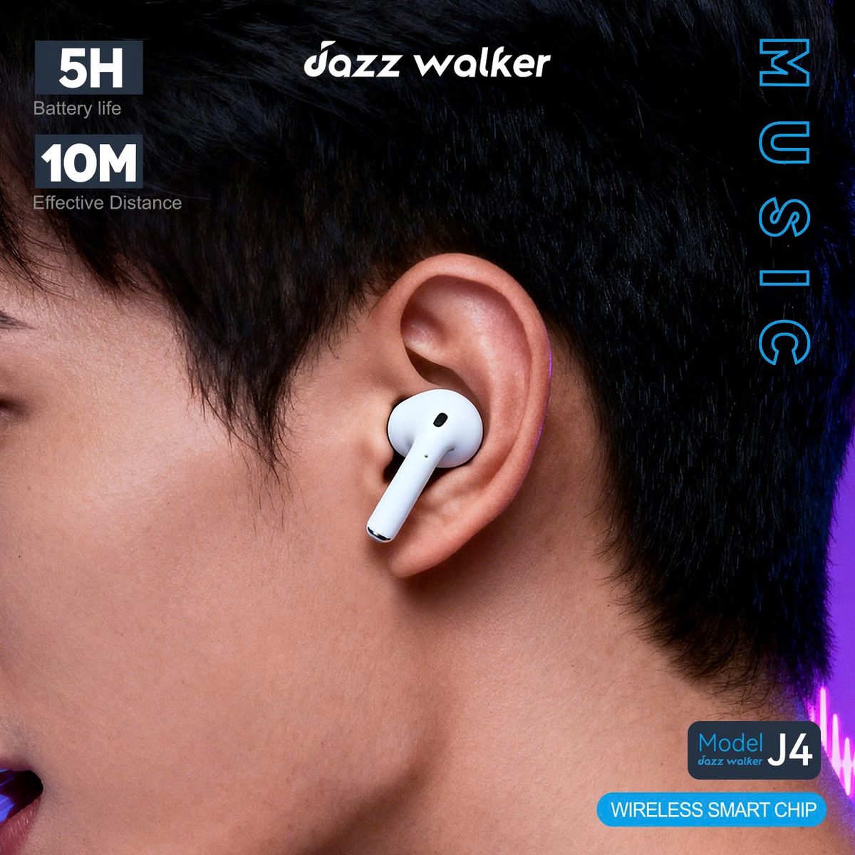 Tai Nghe Không Dây Bluetooth Jazzwalker J4 – Âm Thanh Sống Động,  Công nghệ Đỉnh Cao - ảnh 5