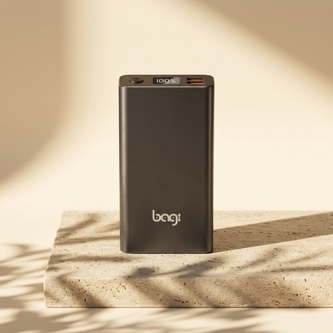 Pin sạc dự phòng nhanh Bagi 10.000mAh P9 – ảnh sản phẩm chính hãng Bagi